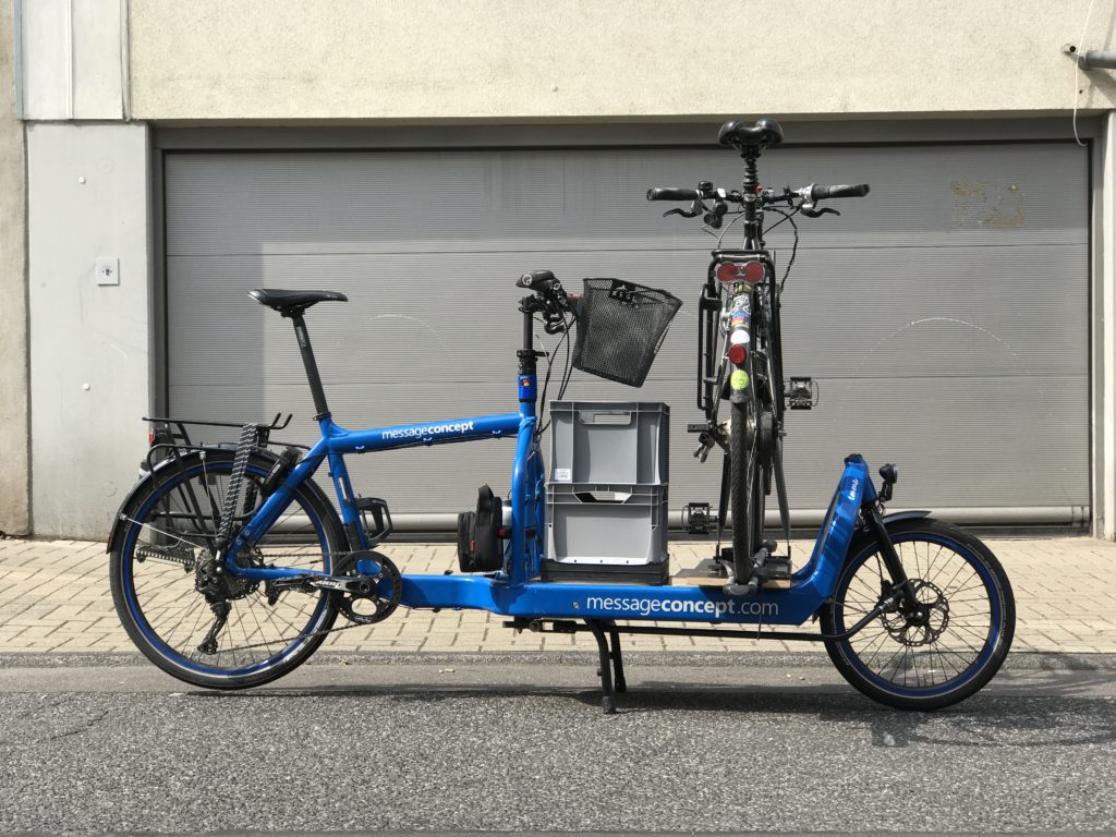Emma - Bullitt Cargo Bike Transporter with Thule Bike Rack