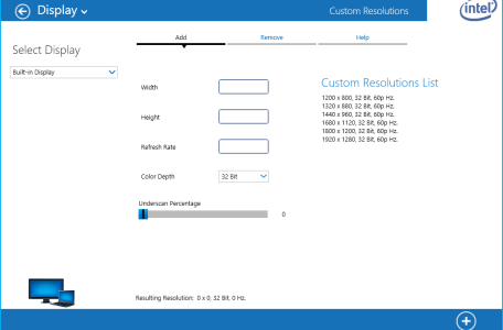 Surface Pro 3 und Custom Resolutions